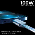 InCharge® X – 100W 6in1 Keyring Charging Cable - Image 5